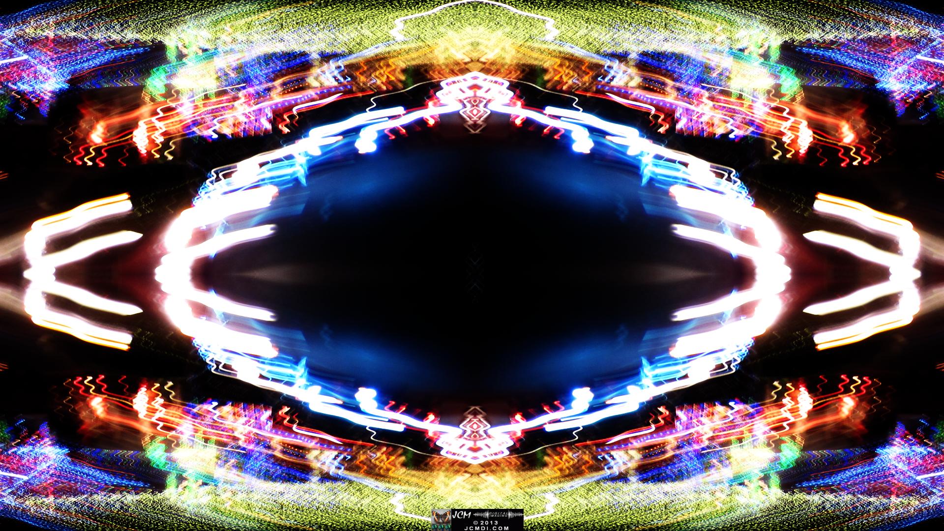 Wakefield Holiday Lightshow 2013 Quadroscopic long exposure artwork